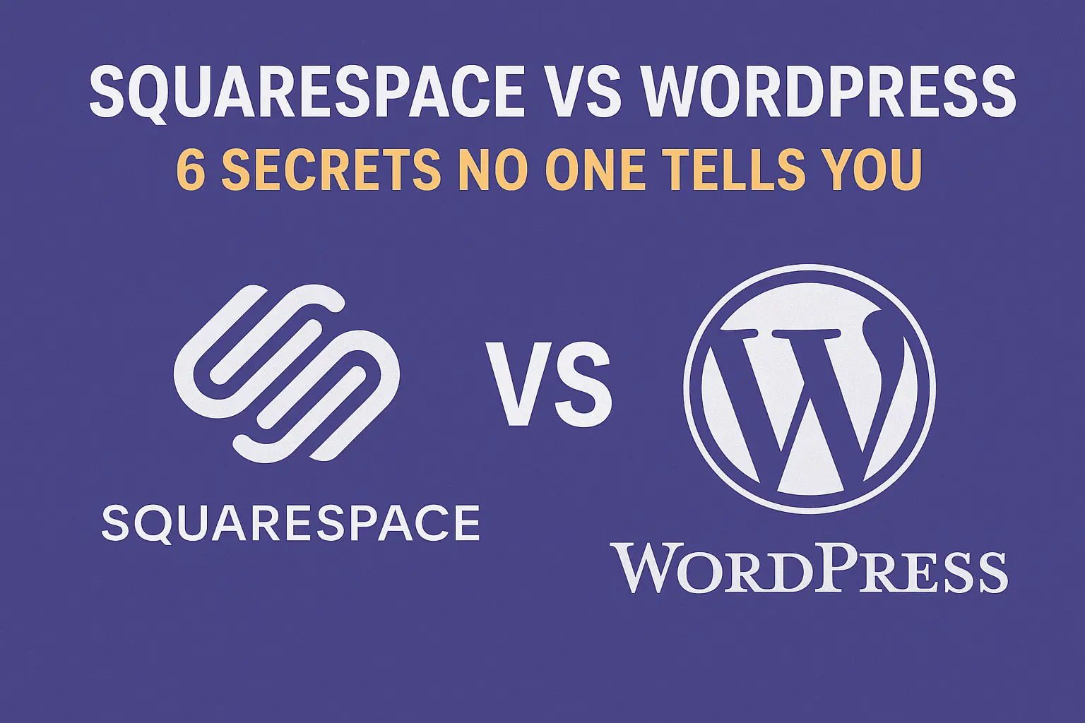 Squarespace Vs WordPress