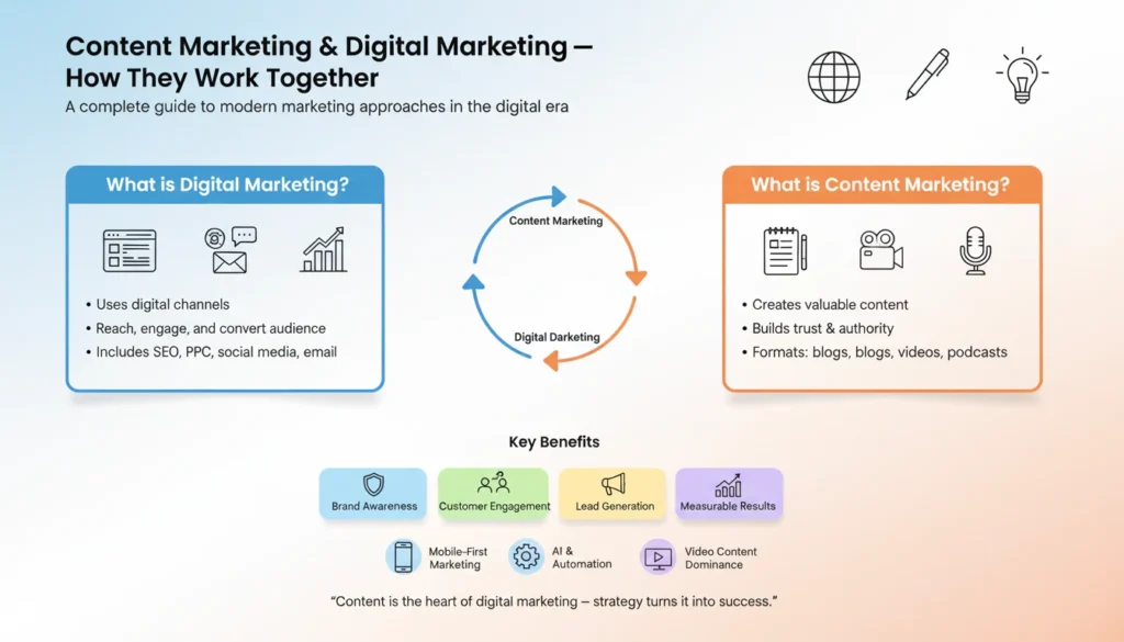 Content Marketing and Digital Marketing